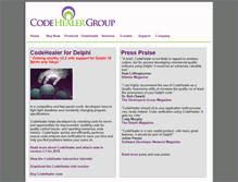 Tablet Screenshot of codehealergroup.com